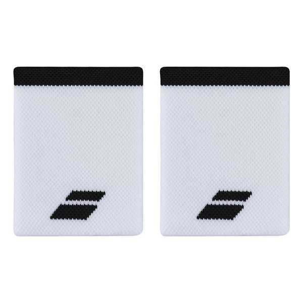 Muñequera Babolat Logo Jumbo White