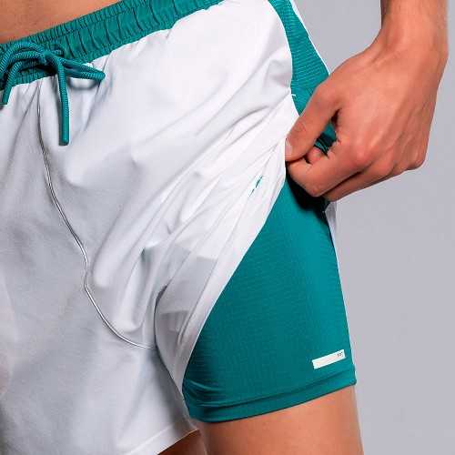 Short Nox pro Branco/Verde...