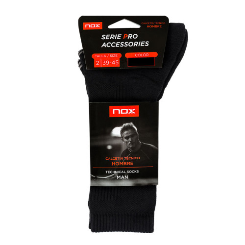 Schwarze Nox Socke
