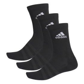Pack 3 Black Adidas Socks