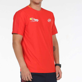 T-Shirt Bullpadel Exudo Spanische Nationalmannschaft Padel Rot