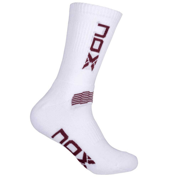 Socks Nox White/Garnet Man