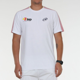 T-shirt Bullpadel Exudo Padel della Nazionale Spagnola Branco