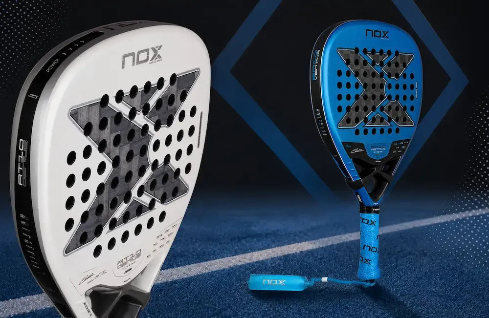 Palas de pádel Nox con forma de diamante: comparativa 2026