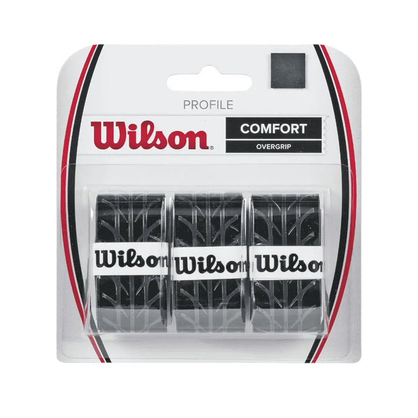 Blister 3 Overgrips Wilson Comfort Profile Black