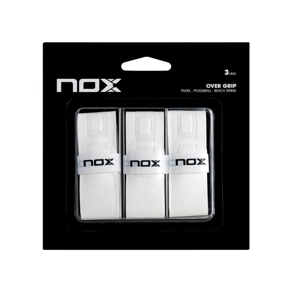 Pack 3 Overgrips Nox Blanco Liso