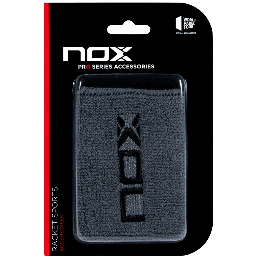 Muñequera Nox Gris Negra