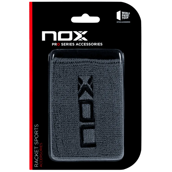 Muñequera Nox Gris Negra