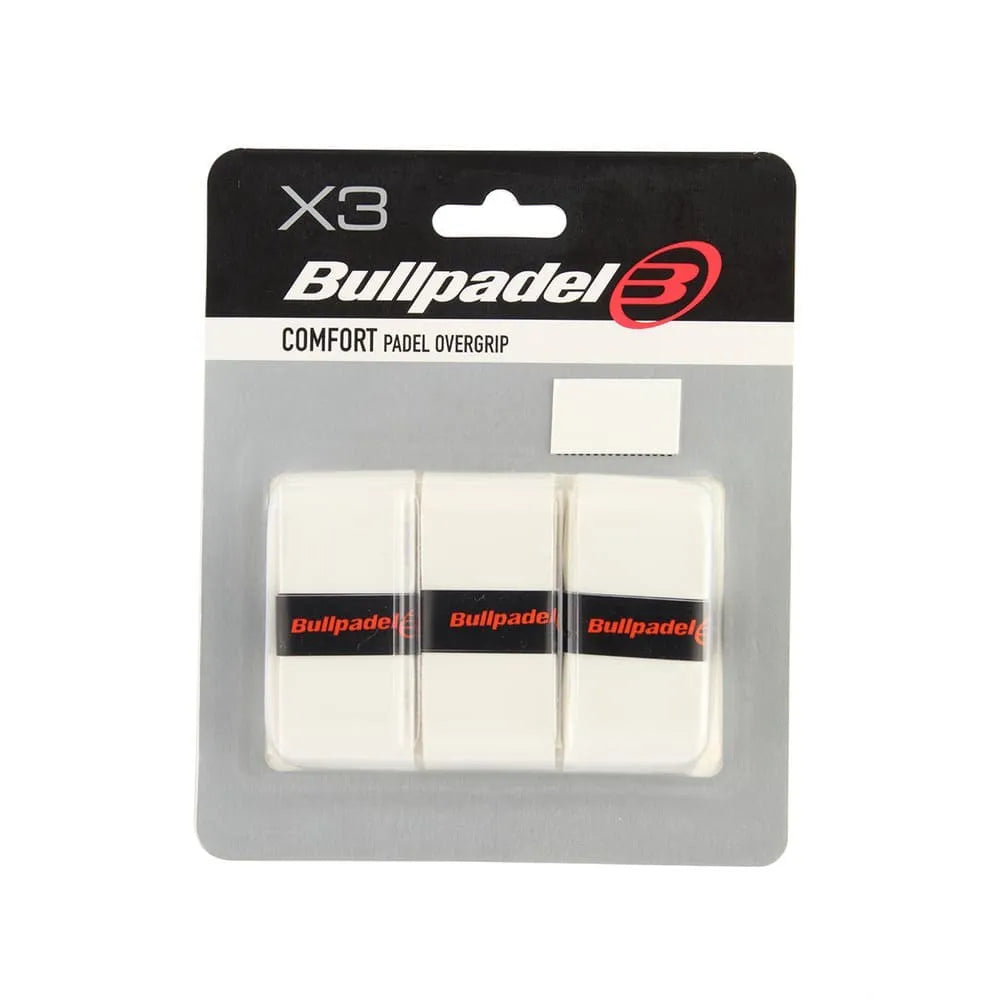 Pack 3 Overgrips Bullpadel Comfort Blanco
