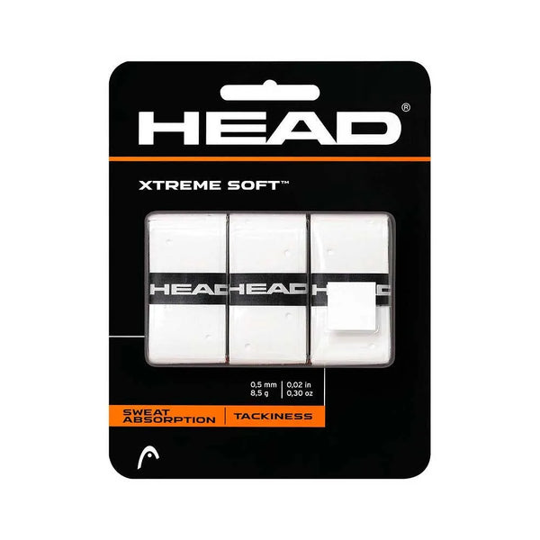Pack 3 Overgrips Head XtremeSoft Blanco