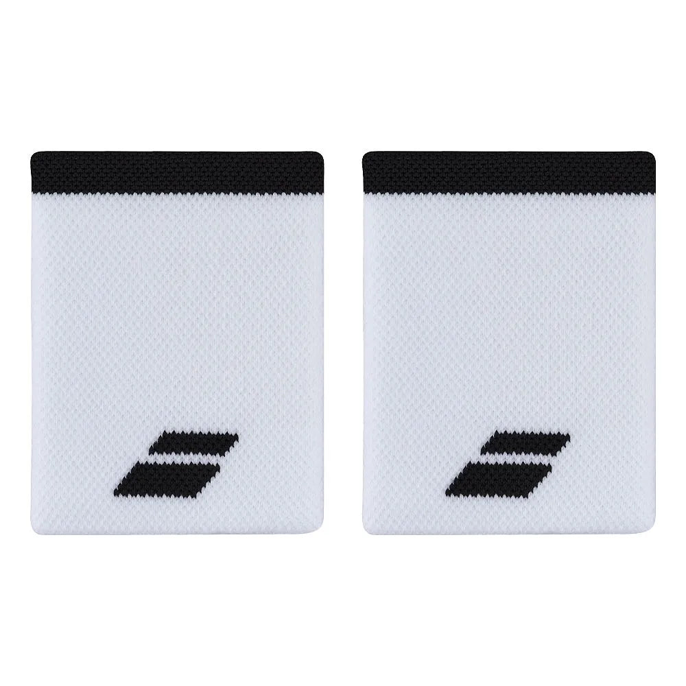 Muñequera Babolat Logo Jumbo White