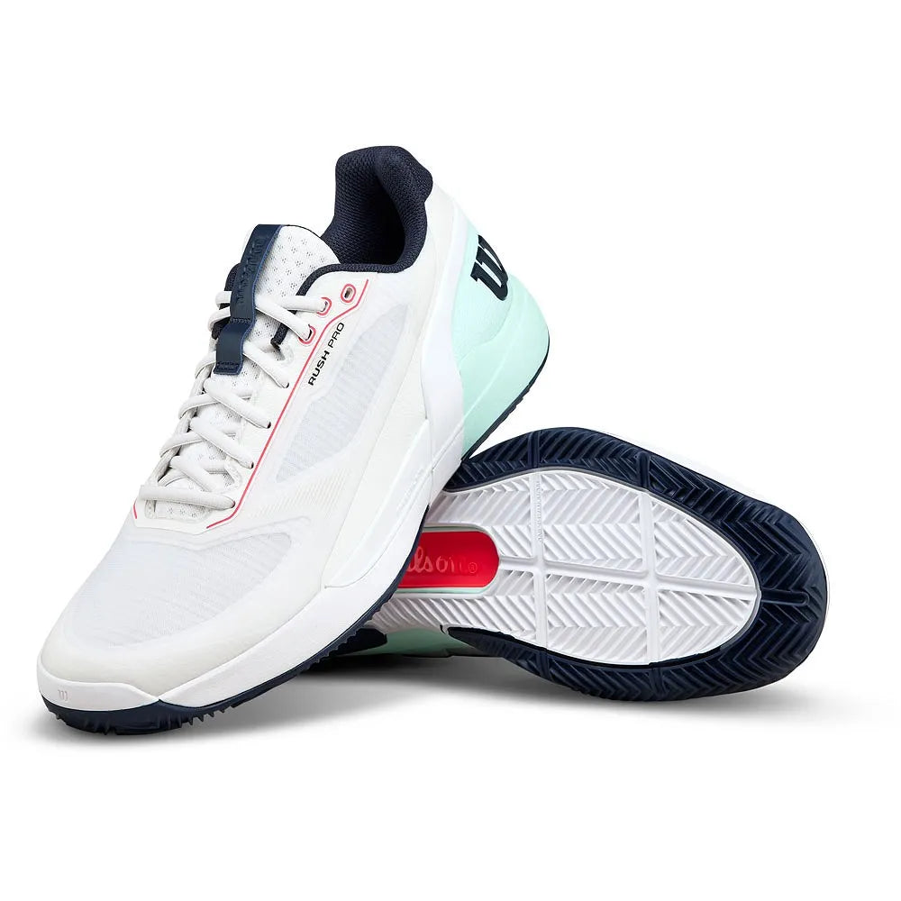 Wilson Rush Pro 5 Clay White/Bay 2