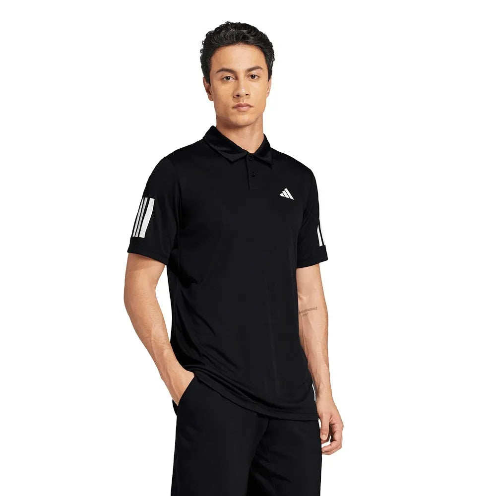 Polo Adidas Club 3STR Black 26 4