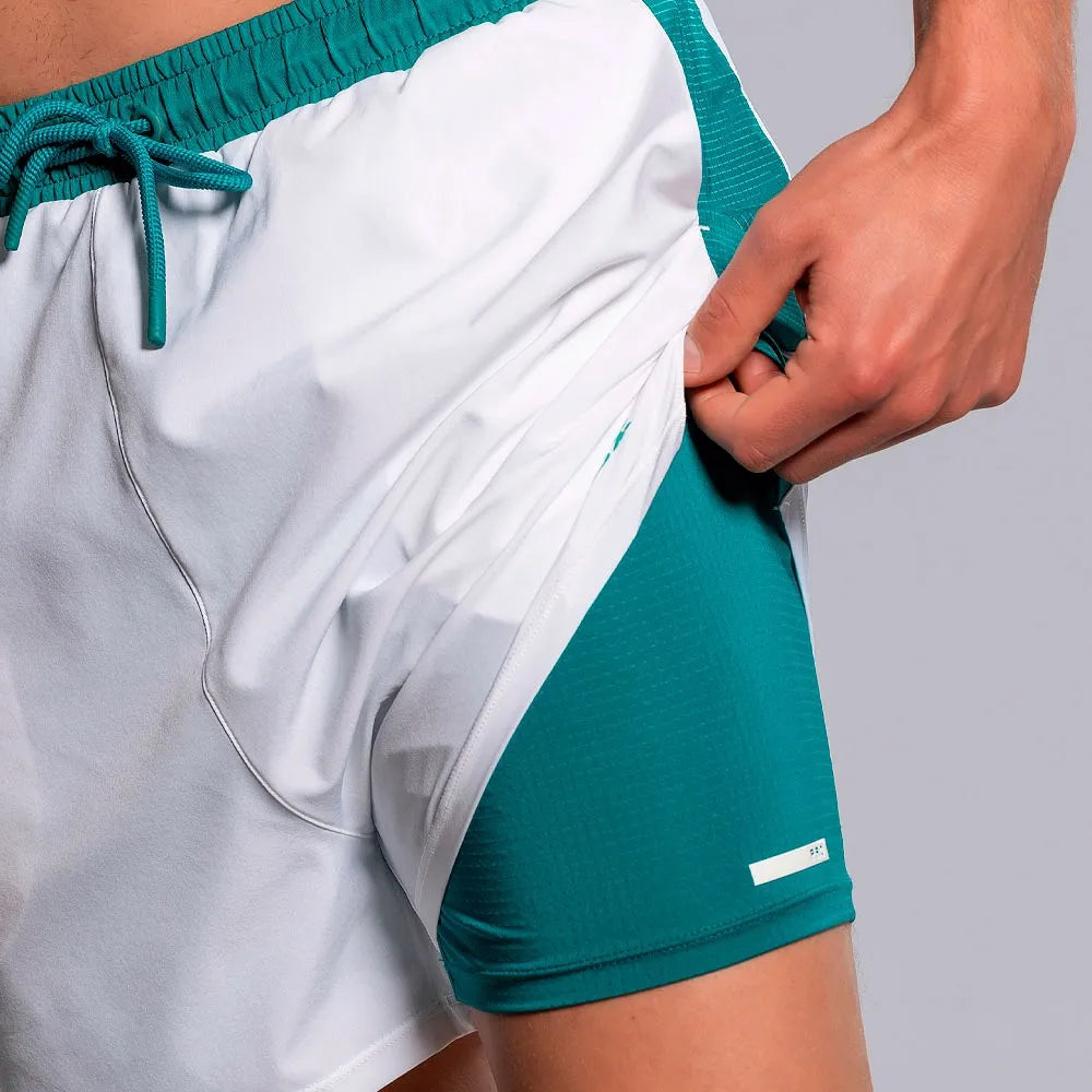 Short Nox Pro White/Ivy Green 3