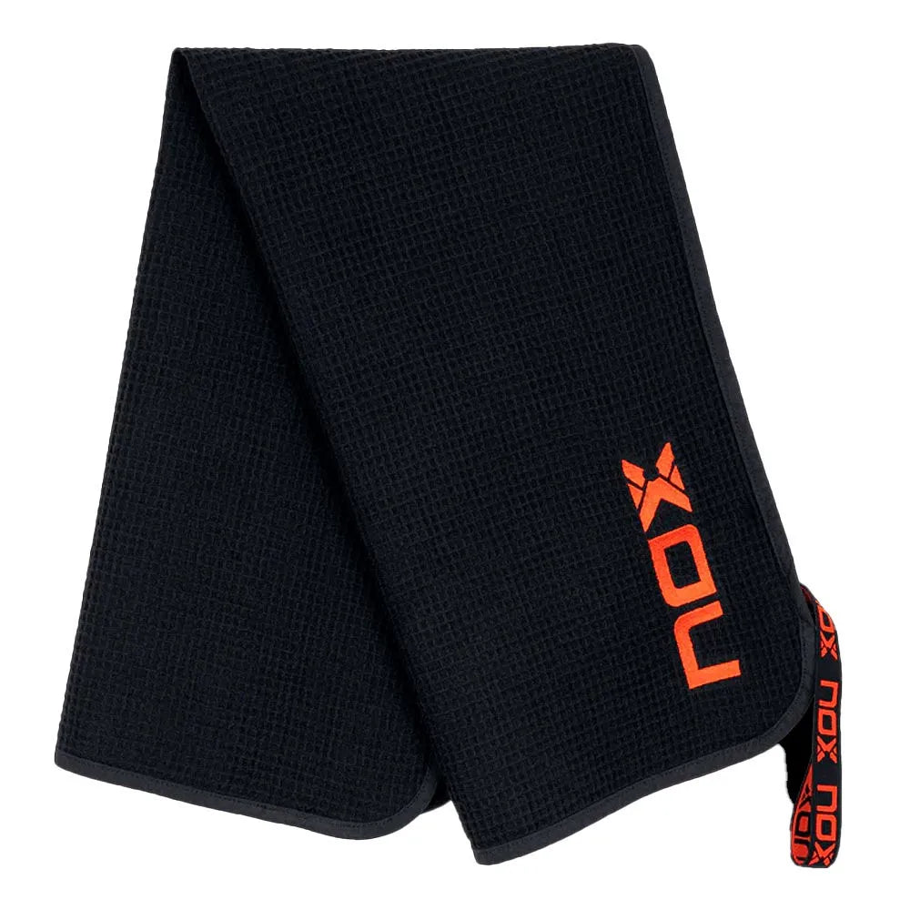 Toalla Nox Algodón Negra/Roja 50x90cm 3