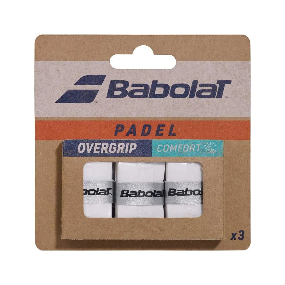 Pack 3 Overgrips Babolat Comfort Blanco