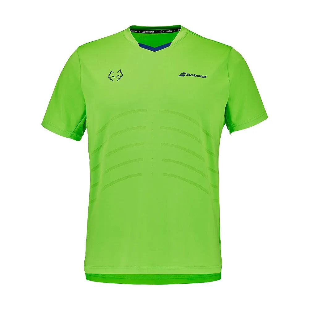 Camiseta Babolat Replica Juan Lebron Verde 3