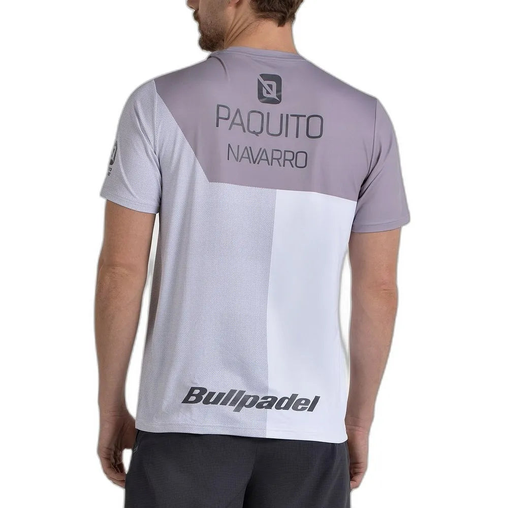 Camiseta Bullpadel Paquito Navarro 26 I Blanca 4