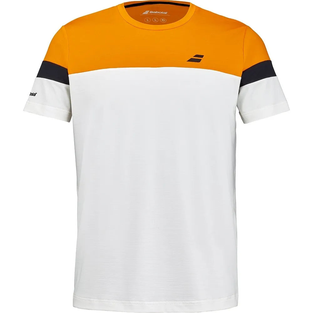 Camiseta Crew Neck Crema/Naranja 26 FW