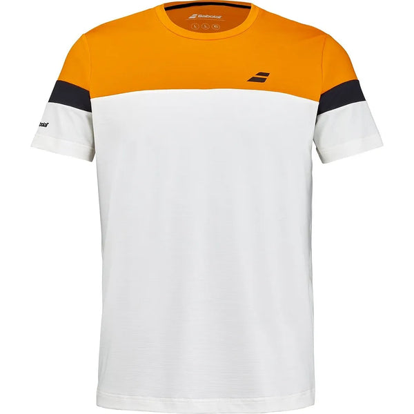 Camiseta Crew Neck Crema/Naranja 26 FW