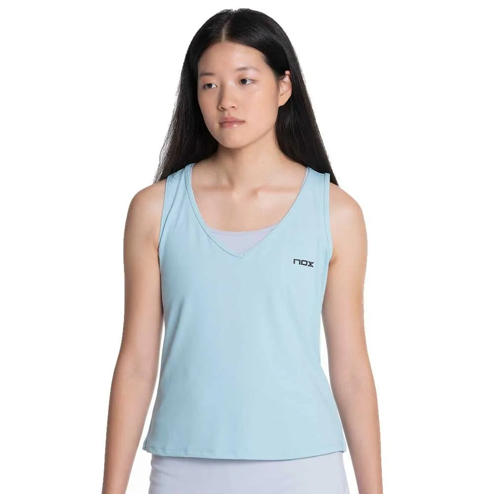 Camiseta Tirantes Nox Pro Fit Sky Blue Mujer