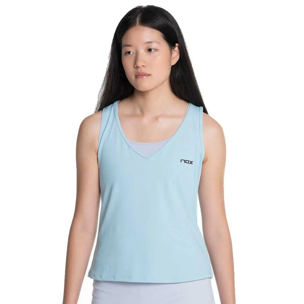 Camiseta Tirantes Nox Pro Fit Sky Blue Mujer