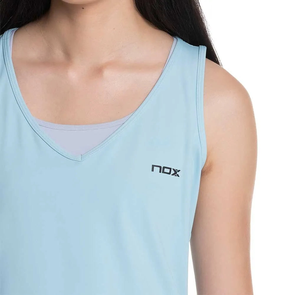 Camiseta Tirantes Nox Pro Fit Sky Blue Mujer 3