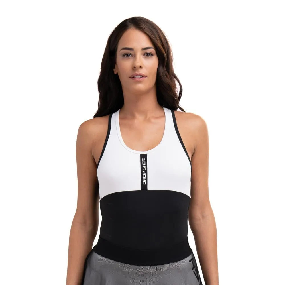 Camiseta Drop Shot Romina Bca-Negra