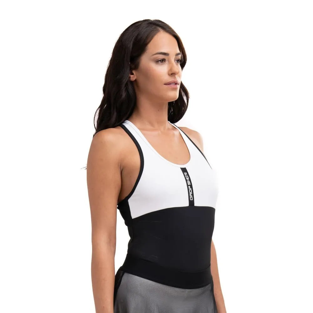 Camiseta Drop Shot Romina Bca-Negra 3