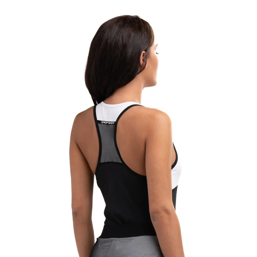 Camiseta Drop Shot Romina Bca-Negra 4