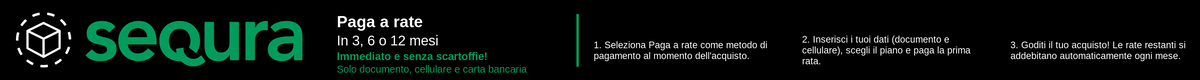 seQura — Paga in 3, 6 o 12 rate mensili